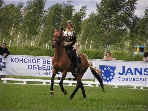 Zakat under saddle of Irina Fedotova - winners of decoration contest